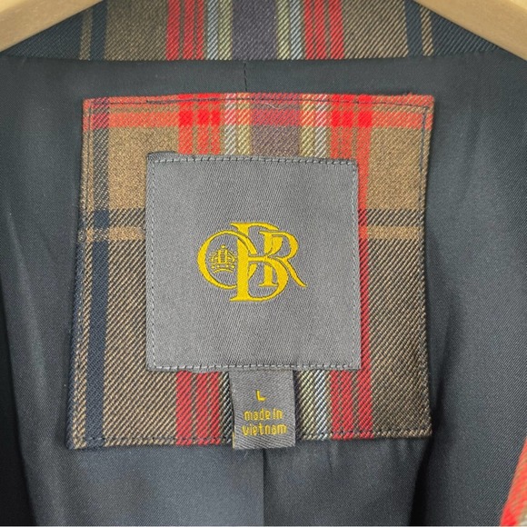 OUTBACK RED Blazer Jacket Plaid Prep Academia Business Casual Office Work Large - Picture 4 of 12